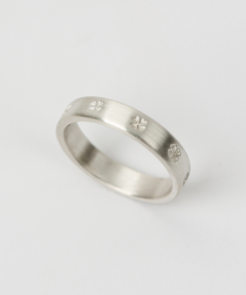 GRAYNOISE(グレイノイズ)の「Clover simple rail ring W (925 silver)(リング・メンズ・その他・8/9/7/6/10/12/11/20/21/22/18/17/16/15 /13/14/19)」の1枚目の写真