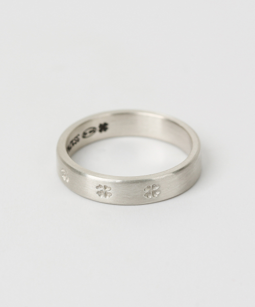 GRAYNOISE(グレイノイズ)の「Clover simple rail ring W (925 silver)(リング・メンズ・その他・8/9/7/6/10/12/11/20/21/22/18/17/16/15 /13/14/19)」の3枚目の写真