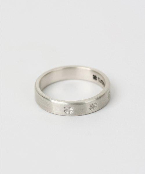 GRAYNOISE(グレイノイズ)の「Clover simple rail ring W (925 silver)(リング・メンズ・その他・8/9/7/6/10/12/11/20/21/22/18/17/16/15 /13/14/19)」の2枚目の写真