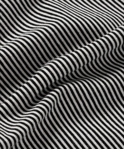 NONBLANK(ノンブランク)の「ピンストライプTシャツ_BLACK(Tシャツ/カットソー・メンズ・ブラック・MEDIUM/LARGE/X-LARGE)」の7枚目の写真