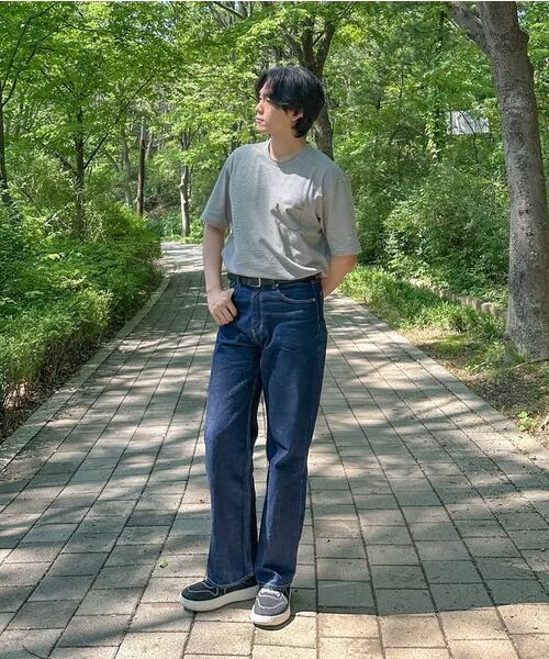 NONBLANK(ノンブランク)の「ピンストライプTシャツ_BLACK(Tシャツ/カットソー・メンズ・ブラック・MEDIUM/LARGE/X-LARGE)」の9枚目の写真