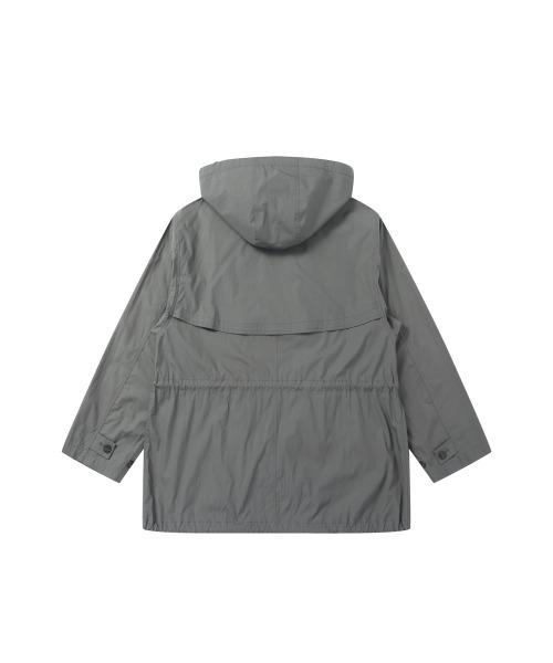 SOLEW(ソル)の「リバティハーフトレンチコート_グレーッシュカーキ(トレンチコート・メンズ・その他・SMALL/MEDIUM/LARGE)」の2枚目の写真