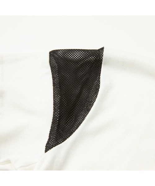 FILA（フィラ）の「FILA フィラ 半袖Tシャツ 切替デザイン ロゴ ショート丈（Tシャツ/カットソー・キッズ・杢グレー/オフホワイト/ブラック・110cm/120cm/130cm/140cm/160cm/150cm）」の11枚目の写真