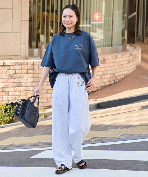 Champion（チャンピオン）の「別注【CHAMPION*JOURNAL STANDARD by HOLIDAY】 16s/1 Jersey PANT（スウェットパンツ・レディース・ブラック系その他/チャコールグレー/ネイビー/ブラウン/ピンク・FREE）」の17枚目の写真