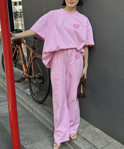 Champion（チャンピオン）の「別注【CHAMPION*JOURNAL STANDARD by HOLIDAY】 16s/1 Jersey PANT（スウェットパンツ・レディース・ブラック系その他/チャコールグレー/ネイビー/ブラウン/ピンク・FREE）」の19枚目の写真