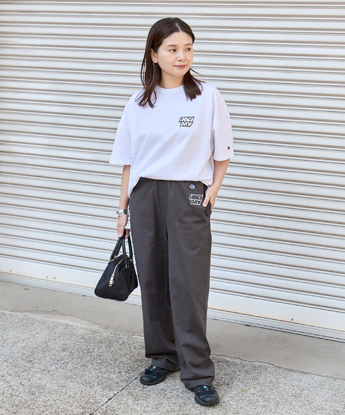 Champion（チャンピオン）の「別注【CHAMPION*JOURNAL STANDARD by HOLIDAY】 16s/1 Jersey PANT（スウェットパンツ・レディース・ブラック系その他/チャコールグレー/ネイビー/ブラウン/ピンク・FREE）」の20枚目の写真