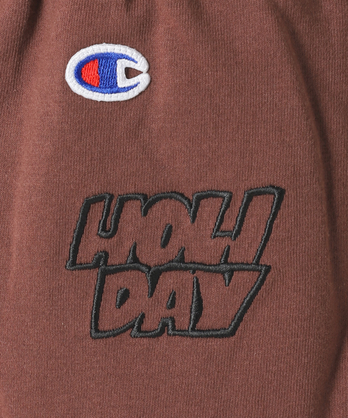 Champion（チャンピオン）の「別注【CHAMPION*JOURNAL STANDARD by HOLIDAY】 16s/1 Jersey PANT（スウェットパンツ・レディース・ブラック系その他/チャコールグレー/ネイビー/ブラウン/ピンク・FREE）」の14枚目の写真