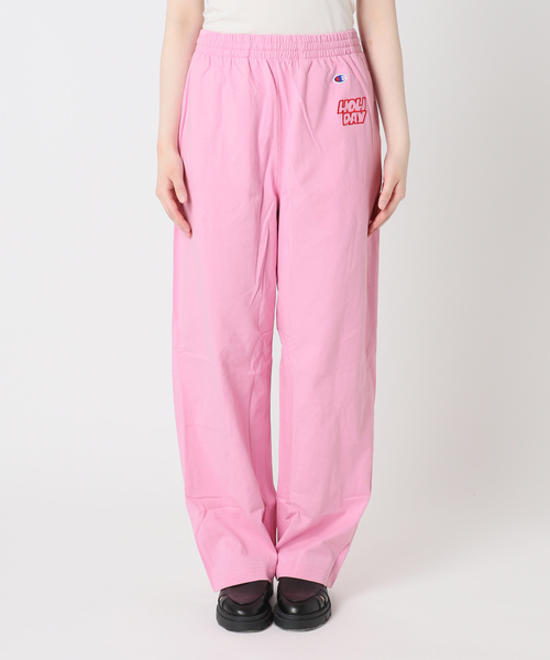 Champion（チャンピオン）の「別注【CHAMPION*JOURNAL STANDARD by HOLIDAY】 16s/1 Jersey PANT（スウェットパンツ・レディース・ブラック系その他/チャコールグレー/ネイビー/ブラウン/ピンク・FREE）」の9枚目の写真