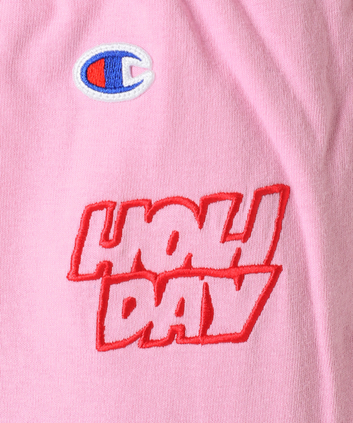 Champion（チャンピオン）の「別注【CHAMPION*JOURNAL STANDARD by HOLIDAY】 16s/1 Jersey PANT（スウェットパンツ・レディース・ブラック系その他/チャコールグレー/ネイビー/ブラウン/ピンク・FREE）」の10枚目の写真