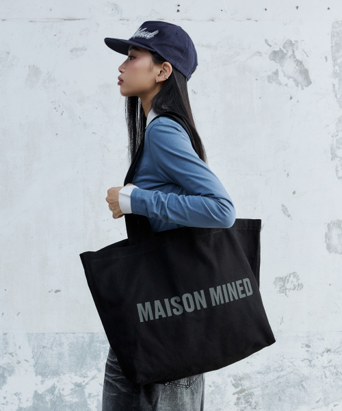 MAISON MINED（メゾンミネド）の「MAISON ECO BAG BLACK（ショルダーバッグ・メンズ・その他・FREE）」の2枚目の写真