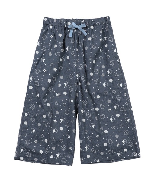 TETE(テット)の「【TETE SELECTION】7分丈リップルプリントパンツ/総柄 ウエストゴム リラックス 涼しい(その他パンツ・レディース・ブラック/グレー/ネイビー・X-LARGE/LARGE/MEDIUM)」の17枚目の写真