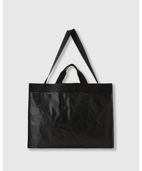 THINGS THAT MATTER(シングス ザット マター)の「TWO-WAY LEISURE TOTE / ツーウェイ レジャー トート(ショルダーバッグ・レディース・シルバー/ブラック/ブラック×レッド・FREE)」の18枚目の写真
