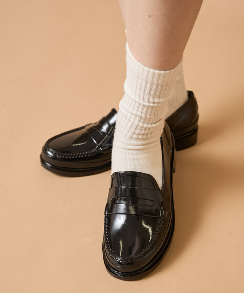 限定展開 HUNTER/ハンター <完全防水>REFINED GLOSS PENNY LOAFER