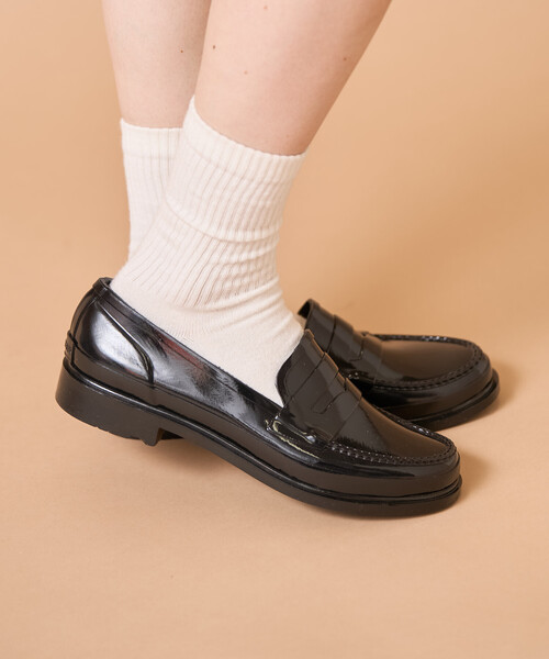 限定展開 HUNTER/ハンター <完全防水>REFINED GLOSS PENNY LOAFER