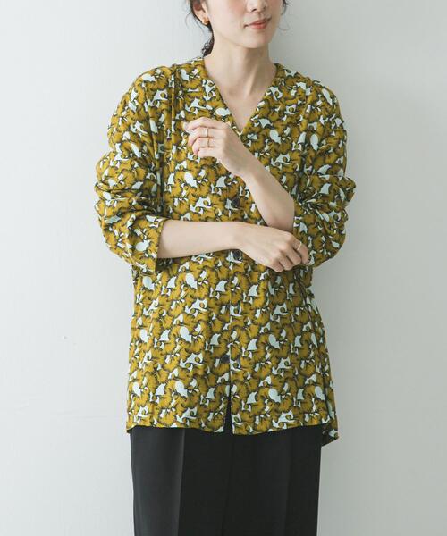 URBAN RESEARCH(アーバンリサーチ)の「WAXMAN BROTHERS PIJAMA SHIRTS(シャツ/ブラウス・レディース・イエロー系その他/ホワイト系その他・MEDIUM)」の2枚目の写真