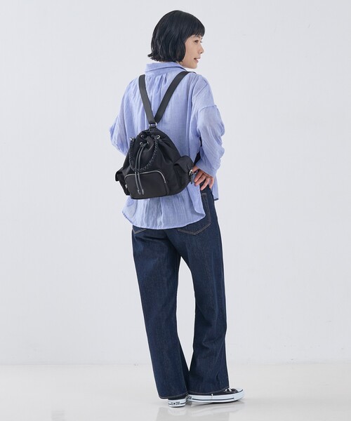collex(コレックス)の「3WAY撥水ナイロンミニリュック(バックパック/リュック・レディース・グレイッシュベージュ/ブラック・フリー)」の18枚目の写真