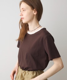 Crisp | rib accent over T / リブアクセントオーバーT(Tシャツ/カットソー)