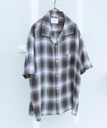 URBAN RESEARCH Sonny Label | オーバーダイチェックショートスリーブシャツ(シャツ/ブラウス)
