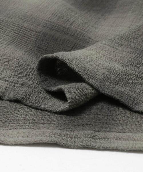 URBAN RESEARCH Sonny Label（アーバンリサーチサニーレーベル）の「オーバーダイチェックショートスリーブシャツ（シャツ/ブラウス・メンズ・グレー系その他/ブルー系その他/グリーン系その他・LARGE/MEDIUM）」の4枚目の写真