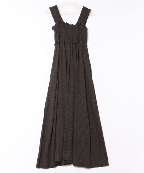 coca(coca)(コカ)の「クレープシャーリングワンピース(ワンピース・レディース・ブラウン/ブラック・L/M/S)」の21枚目の写真