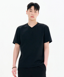 男性クールVネック半袖Tシャツ-FCZK5809E03