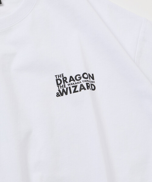 FREAK'S STORE(フリークスストア)の「限定展開 Wakana Yamazaki×FREAK'S STORE THE DRAGON & WIZARD バックプリント クルーネック Tシャツ(Tシャツ/カットソー・メンズ・ホワイト/スミクロ・SMALL/LARGE/MEDIUM)」の9枚目の写真