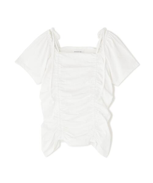 NATURAL BEAUTY BASIC(ナチュラルビューティーベーシック)の「ショルダーリボンドロストカットソー(Tシャツ/カットソー・レディース・イエロー/オフホワイト/ブラック・フリ-)」の18枚目の写真