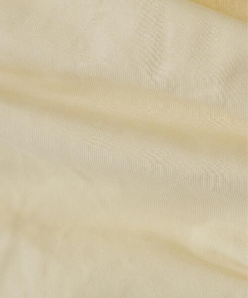 NATURAL BEAUTY BASIC(ナチュラルビューティーベーシック)の「ショルダーリボンドロストカットソー(Tシャツ/カットソー・レディース・イエロー/オフホワイト/ブラック・フリ-)」の8枚目の写真