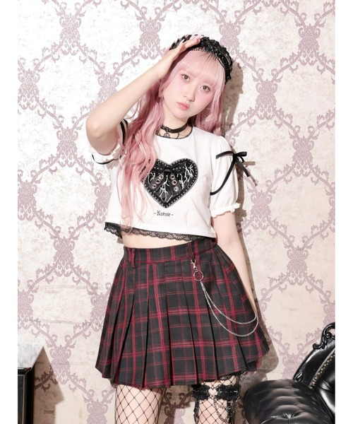 NOEMIE(ノエミー)の「チェーン付きインパンプリーツスカート(スカート・レディース・ブラック/レッド/オフホワイト/A/C・S/M)」の19枚目の写真