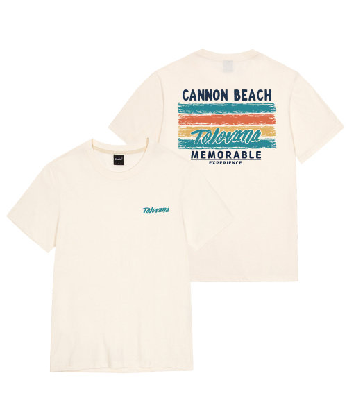 OKSTAR(オクスター)の「キヤノンビーチバンパルティ(Tシャツ/カットソー・レディース・グレー/ホワイト/クリーム/ライトグレー/ライトベージュ・SMALL/LARGE/MEDIUM/X-LARGE/2XL/3XL/4XL)」の8枚目の写真