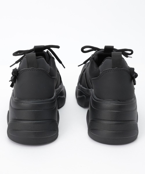 Lace Ladies(レースレディース)の「リボン 厚底 ヒール ダッド スニーカー(スニーカー・レディース・ブラック・22.5cm/23cm/23.5cm/24cm/24.5cm/25cm)」の18枚目の写真