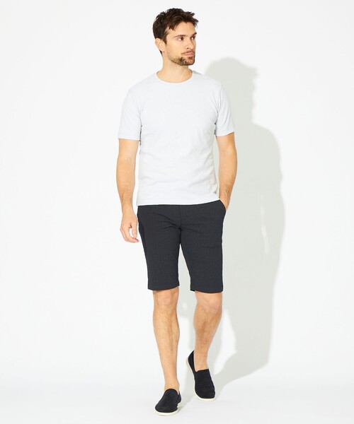 EPOCA UOMO(エポカウォモ)の「リーフジャカードカットソー(Tシャツ/カットソー・メンズ・パープル系その他3/ホワイト系その他・46/48)」の9枚目の写真