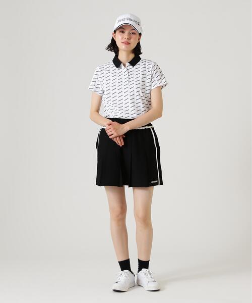 Jack Bunny!!(ジャックバニー)の「【Jack Bunny!!】HyperHelix 変形メッシュ半袖ポロシャツ(ポロシャツ・レディース・ブルー/オレンジ/ホワイト・LARGE/SMALL/MEDIUM)」の4枚目の写真
