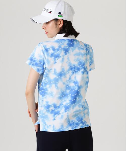 Jack Bunny!!(ジャックバニー)の「【Jack Bunny!!】HyperHelix 変形メッシュ半袖ポロシャツ(ポロシャツ・レディース・ブルー/オレンジ/ホワイト・LARGE/SMALL/MEDIUM)」の12枚目の写真