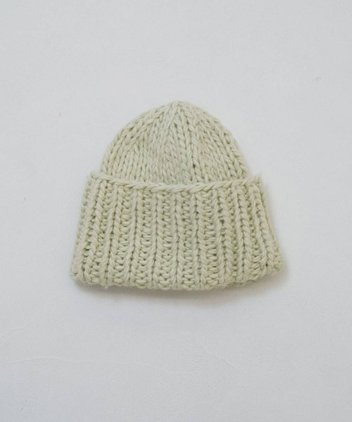 TODAYFUL(トゥデイフル)の「TODAYFUL Lowgauge Hand Beanie ローゲージニットビーニー/12621022(ニットキャップ/ビーニー・レディース・ライトグリーン/チョコ/サンドベージュ・ONE SIZE)」の1枚目の写真