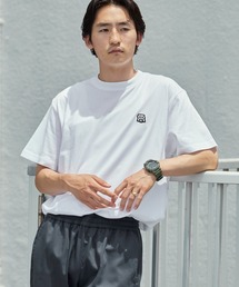 オリジナルチームロゴ胸ワッペンTシャツ 半袖 クルーネック ハイグレードコットン 5.6oz 丸胴 シンプル ミドル丈 クロップド丈 短丈 メンズ レディース ユニセックス 秋 秋服 2026年秋冬