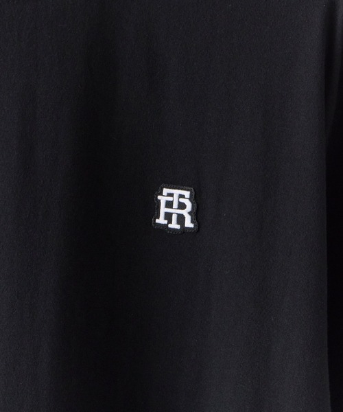 ROOPTOKYO（ループトウキョウ）の「オリジナルチームロゴ胸ワッペンTシャツ 半袖 クルーネック ハイグレードコットン 5.6oz 丸胴 シンプル ミドル丈 クロップド丈 短丈 メンズ レディース ユニセックス 秋 秋服 2026年秋冬（Tシャツ/カットソー・メンズ・ホワイト/ブラック/チャコール/ブルー/ライトピンク・S/M/L/XL）」の7枚目の写真