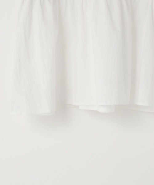 LOWRYS FARM（ローリーズファーム）の「アシメティアードチュニックＳＳ　1049042（シャツ/ブラウス・レディース・ピンク/ブラック/ホワイト・FREE）」の13枚目の写真
