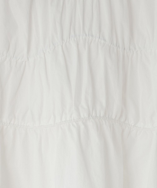 LOWRYS FARM（ローリーズファーム）の「アシメティアードチュニックＳＳ　1049042（シャツ/ブラウス・レディース・ピンク/ブラック/ホワイト・FREE）」の15枚目の写真