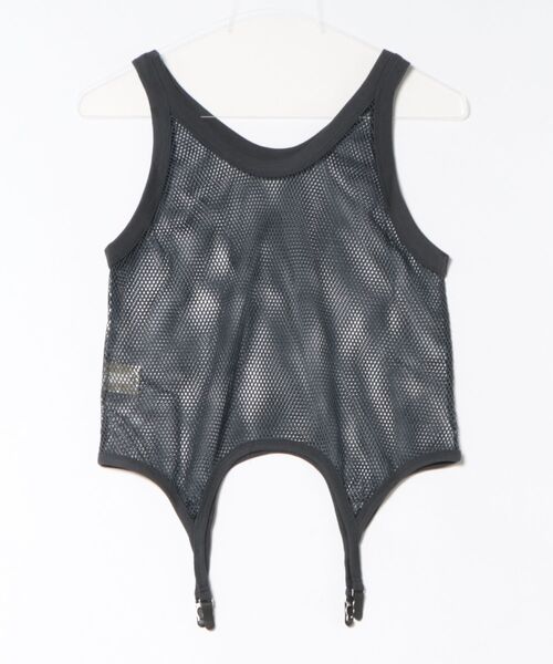 anuke(アンヌーク)の「anuke Vintage Mesh Tanktop(タンクトップ・レディース・ダークグレー・FREE)」の2枚目の写真