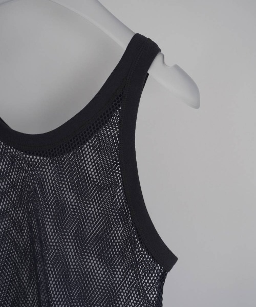 anuke(アンヌーク)の「anuke Vintage Mesh Tanktop(タンクトップ・レディース・ダークグレー・FREE)」の3枚目の写真