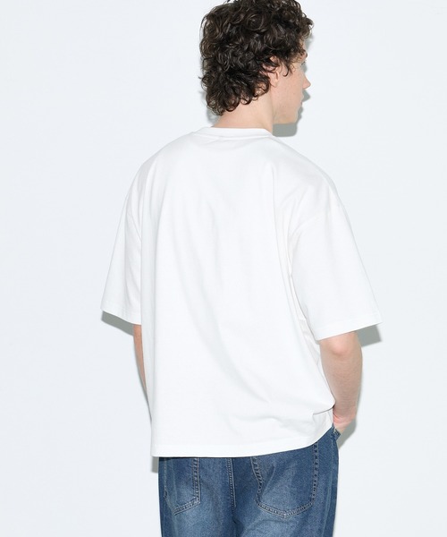coca(coca)(コカ)の「ベアイラストプリント半袖Tシャツ(Tシャツ/カットソー・メンズ・ホワイト/ブラック・XL/M/L)」の8枚目の写真