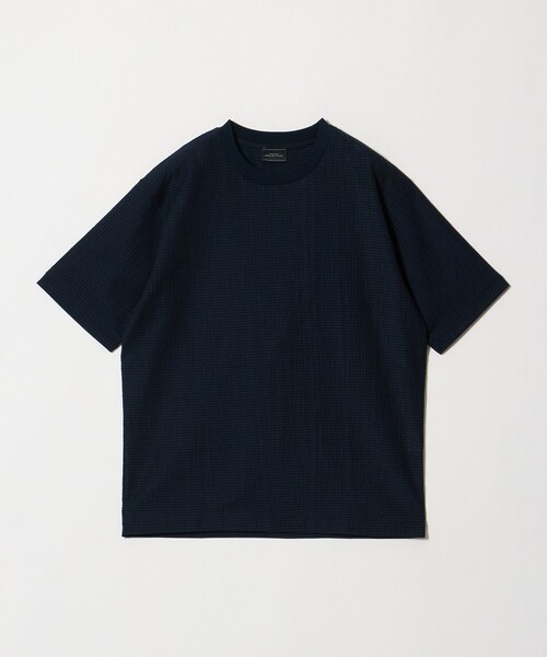 green label relaxing(グリーンレーベルリラクシング)の「サッカー クルーネック 半袖 Tシャツ(Tシャツ/カットソー・メンズ・ネイビー/ライトグレー/ダークブラウン・XL/M/S/L)」の12枚目の写真