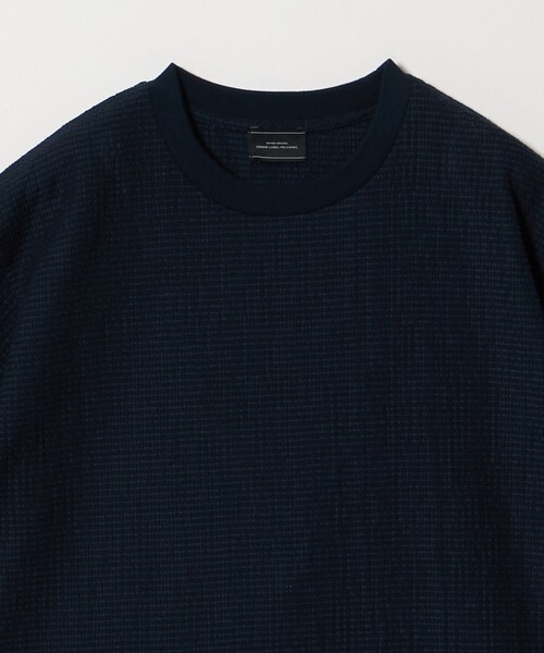 green label relaxing(グリーンレーベルリラクシング)の「サッカー クルーネック 半袖 Tシャツ(Tシャツ/カットソー・メンズ・ネイビー/ライトグレー/ダークブラウン・XL/M/S/L)」の14枚目の写真
