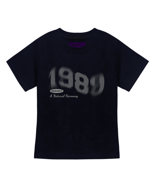 NUHABIT(ニューハビット)の「N/H SLOW1989 スリムフィット半袖 (SFS2-5NH1360)(Tシャツ/カットソー・メンズ・ホワイト/ブラック/ネイビー・FREE)」の1枚目の写真
