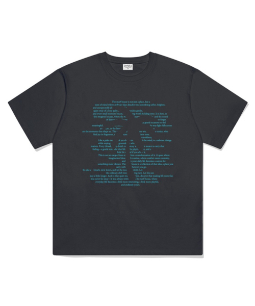 THEMORFHOUSE(ザモーフハウス)の「ファムツリー テキスト オーバーサイズ 半袖Tシャツ チャコール(Tシャツ/カットソー・レディース・その他・SMALL/MEDIUM/LARGE)」の1枚目の写真