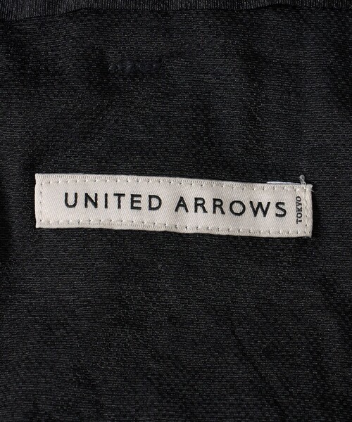 UNITED ARROWS（ユナイテッドアローズ）の「ウェザーコンフォート メランジ サイドシャーリング 1プリーツ パンツ 撥水 ヨコストレッチ（スラックス・メンズ・ブラック/ダークグレー・L/S/M/XL）」の14枚目の写真
