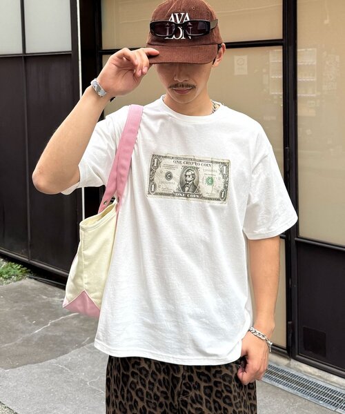 CIAOPANIC(チャオパニック)の「アソートグラフィックTシャツ(Tシャツ/カットソー・メンズ・チャコールグレー/オフホワイト/ホワイト・LARGE/MEDIUM)」の4枚目の写真