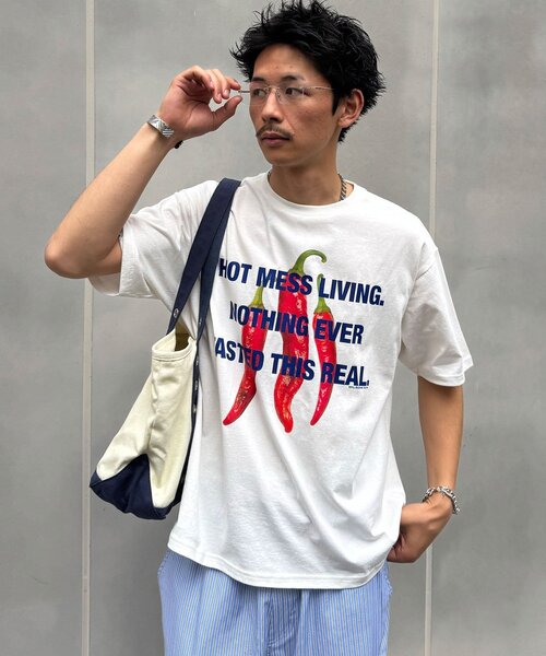 CIAOPANIC(チャオパニック)の「アソートグラフィックTシャツ(Tシャツ/カットソー・メンズ・チャコールグレー/オフホワイト/ホワイト・LARGE/MEDIUM)」の19枚目の写真