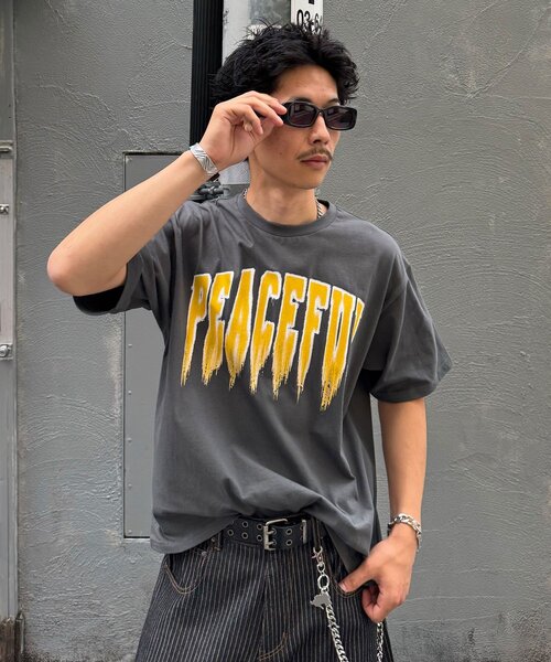 CIAOPANIC(チャオパニック)の「アソートグラフィックTシャツ(Tシャツ/カットソー・メンズ・チャコールグレー/オフホワイト/ホワイト・LARGE/MEDIUM)」の14枚目の写真